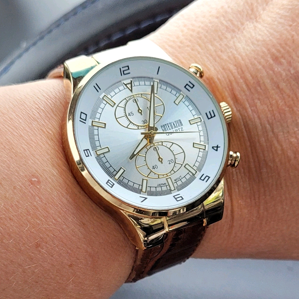 Gold Unisex Watch